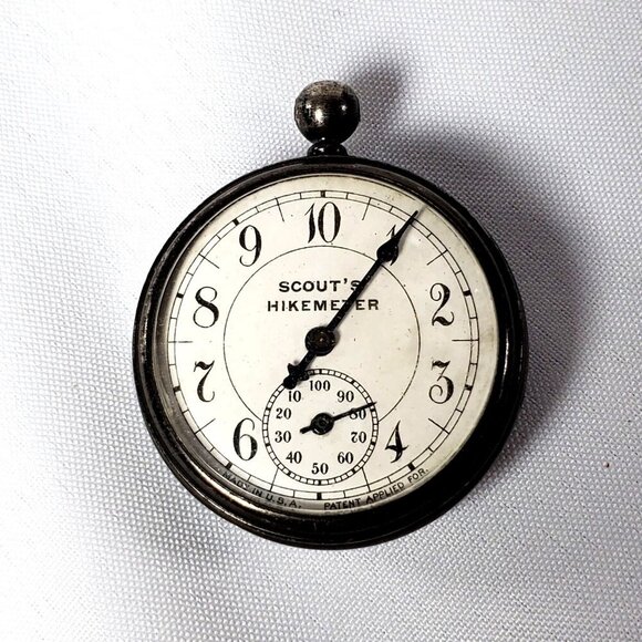 Antique Boy Scouts Hike-Meter Compass Pedometer from ca 1915 - 1920 Not Working